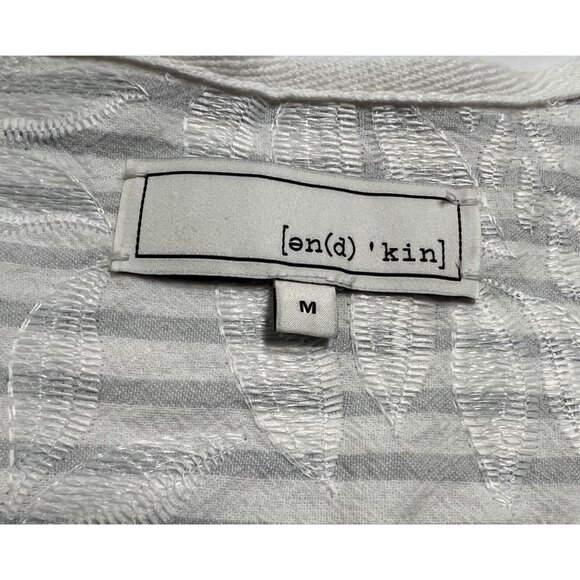 Kith & Kin Feathered Embroidery Reid Gi in Kyanite - Picture 4 of 5